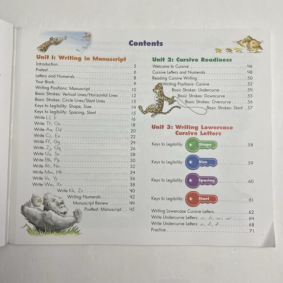 ZB Zaner Bloser Handwriting 2C Student Edition Paperback Educational Workbook - Picture 4 of 9